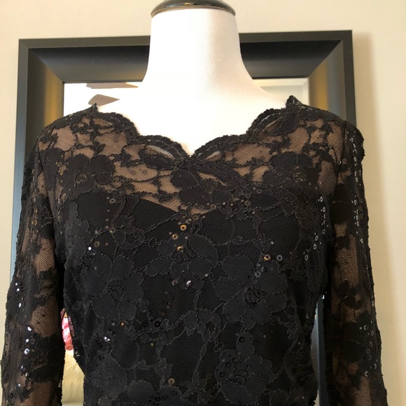 Lauren Ralph Lauren Dresses & Skirts - Lauren Ralph Lauren Lace Illusion Dress